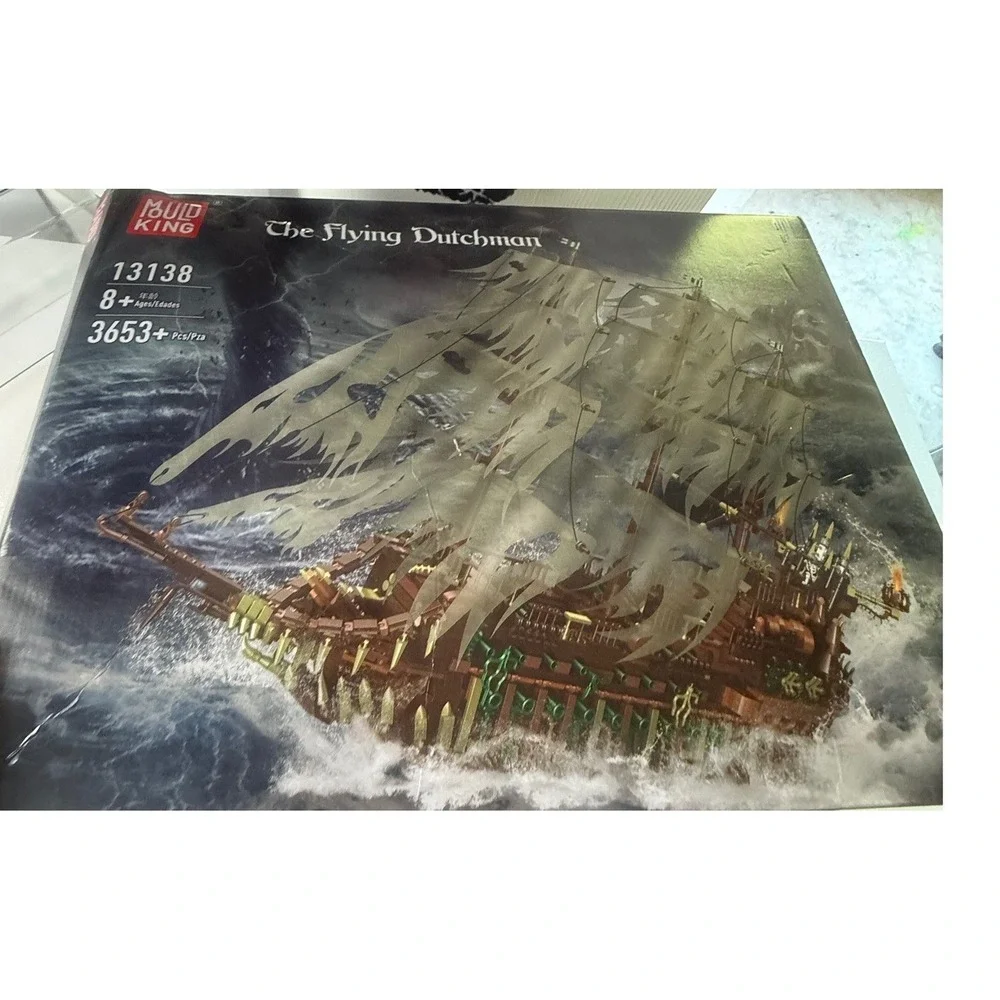 Mould King 13138 The Flying Dutchman Ghost Ship Building Set 3653 Ps Pirate Ship